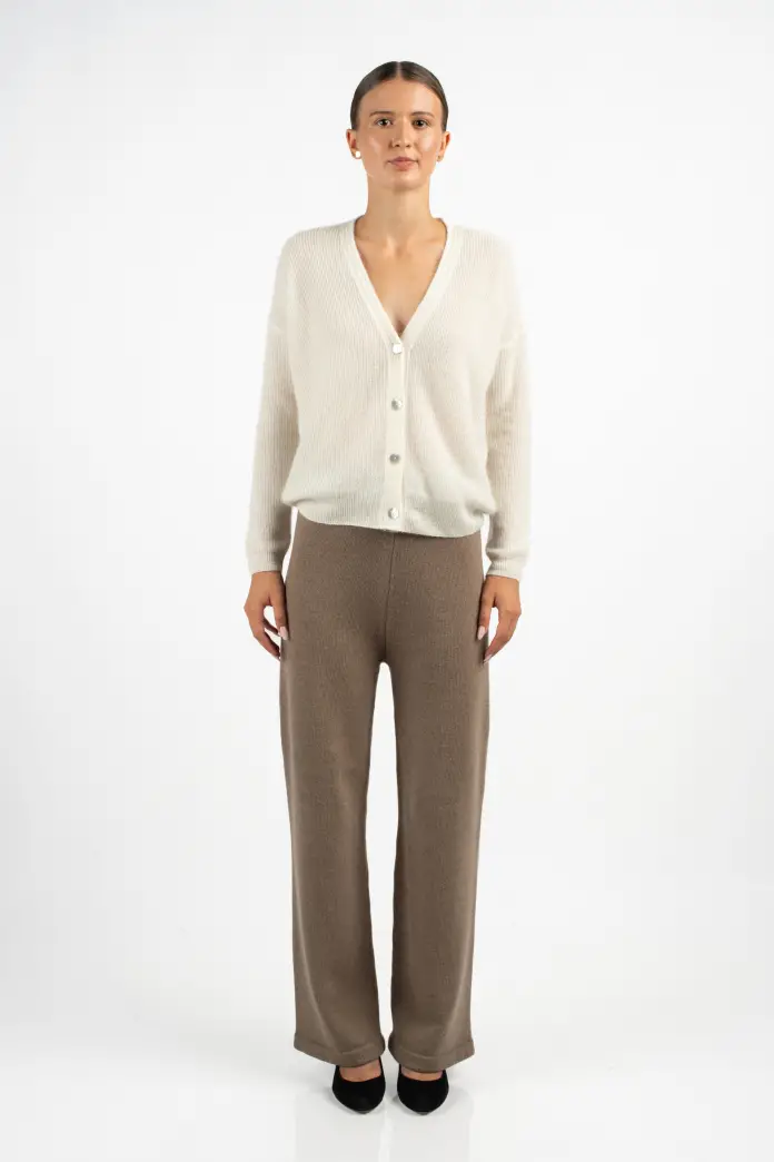 BARBARA Cardigan - Silk cream