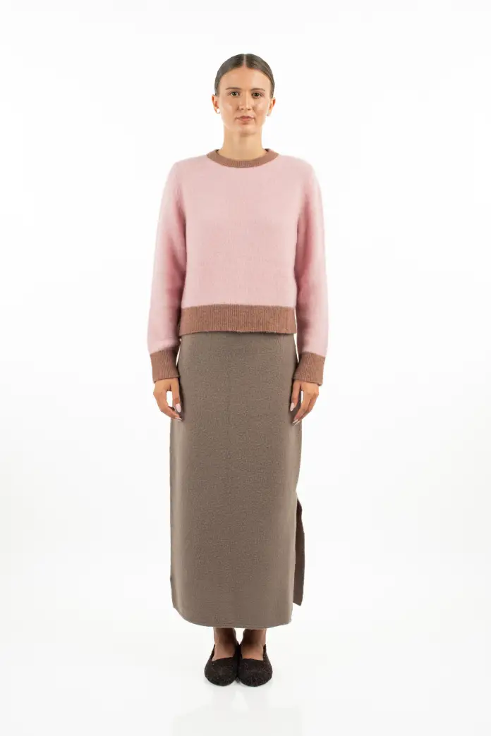 DELPHINE Sweater - Chestnut rose