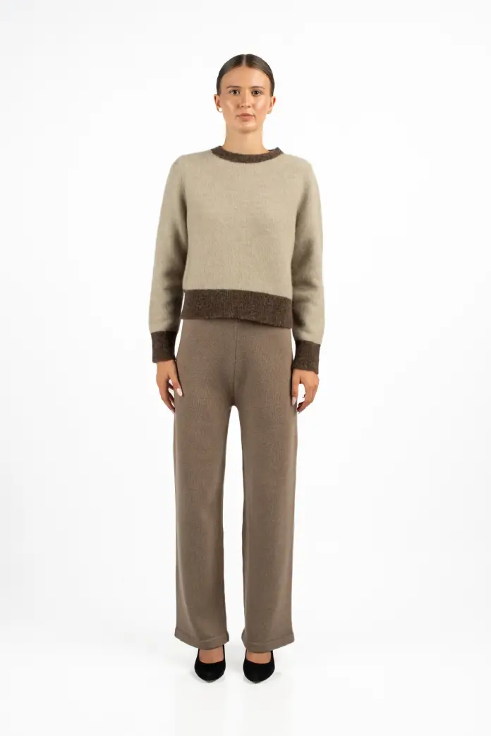 DELPHINE Sweater - Soft hazel