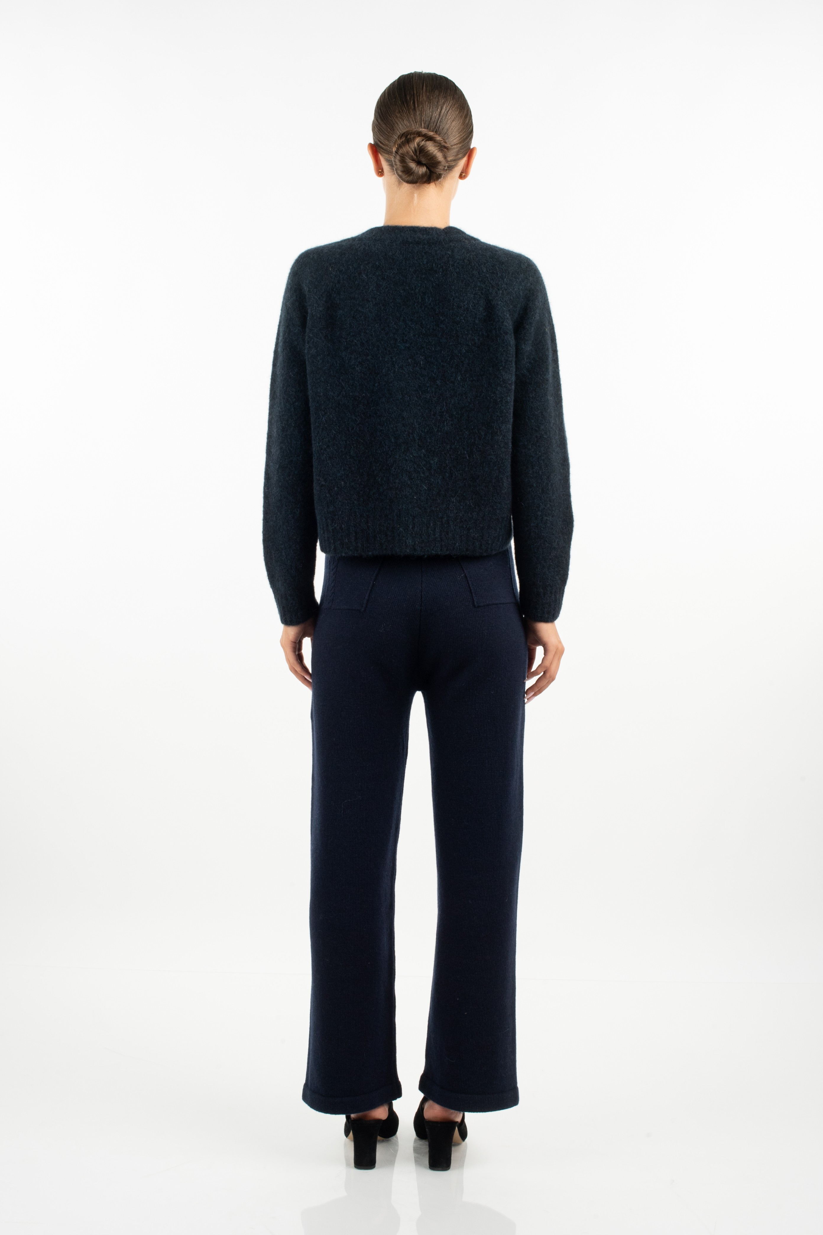 DAISY Cardigan - Ink wool
