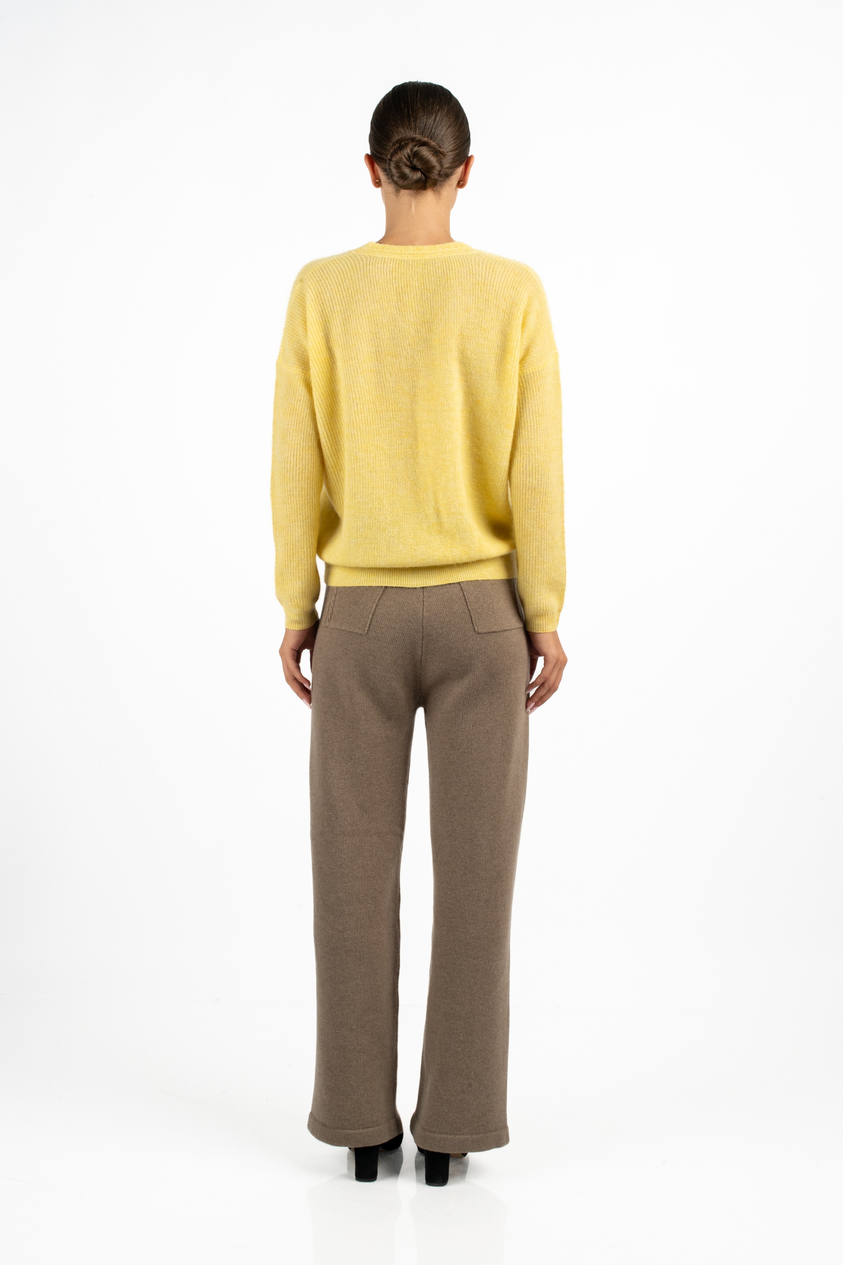 BARBARA Cardigan - Soft marigold