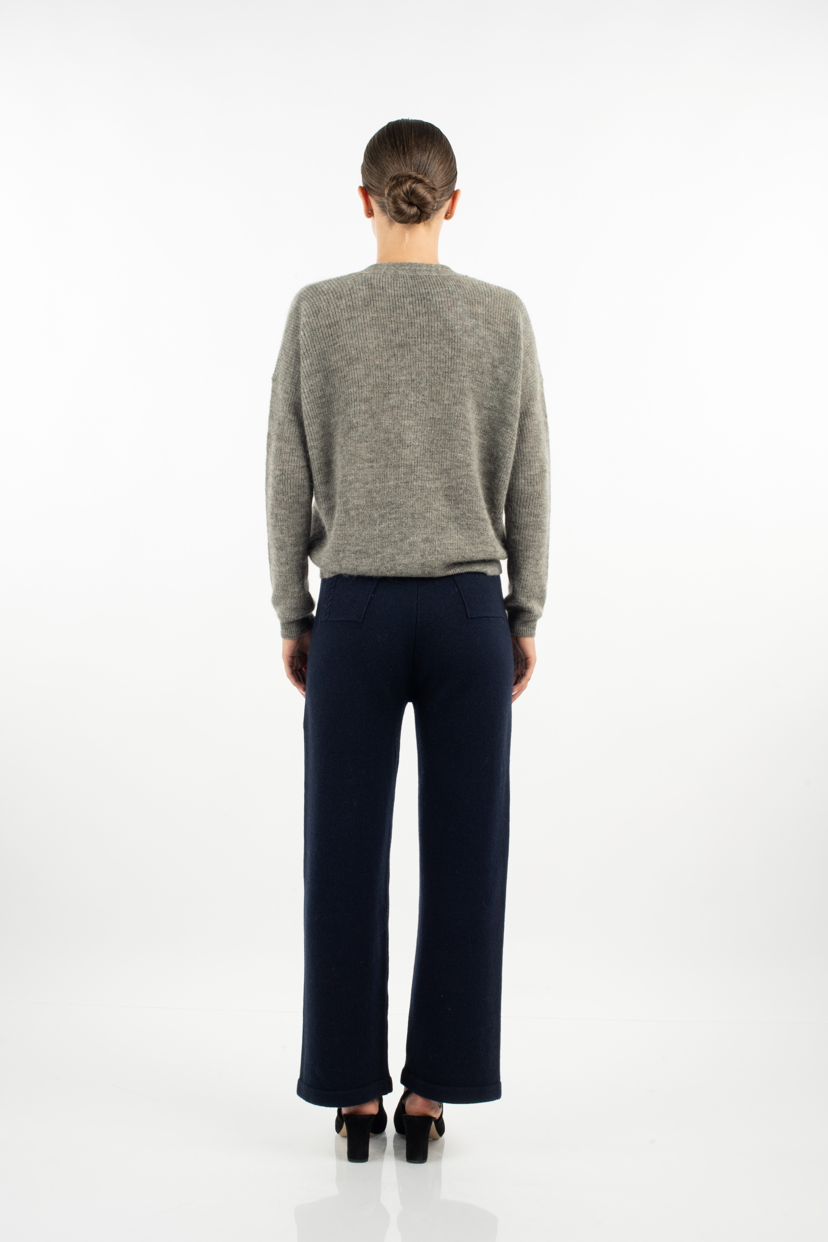 BARBARA Cardigan - Earth grey
