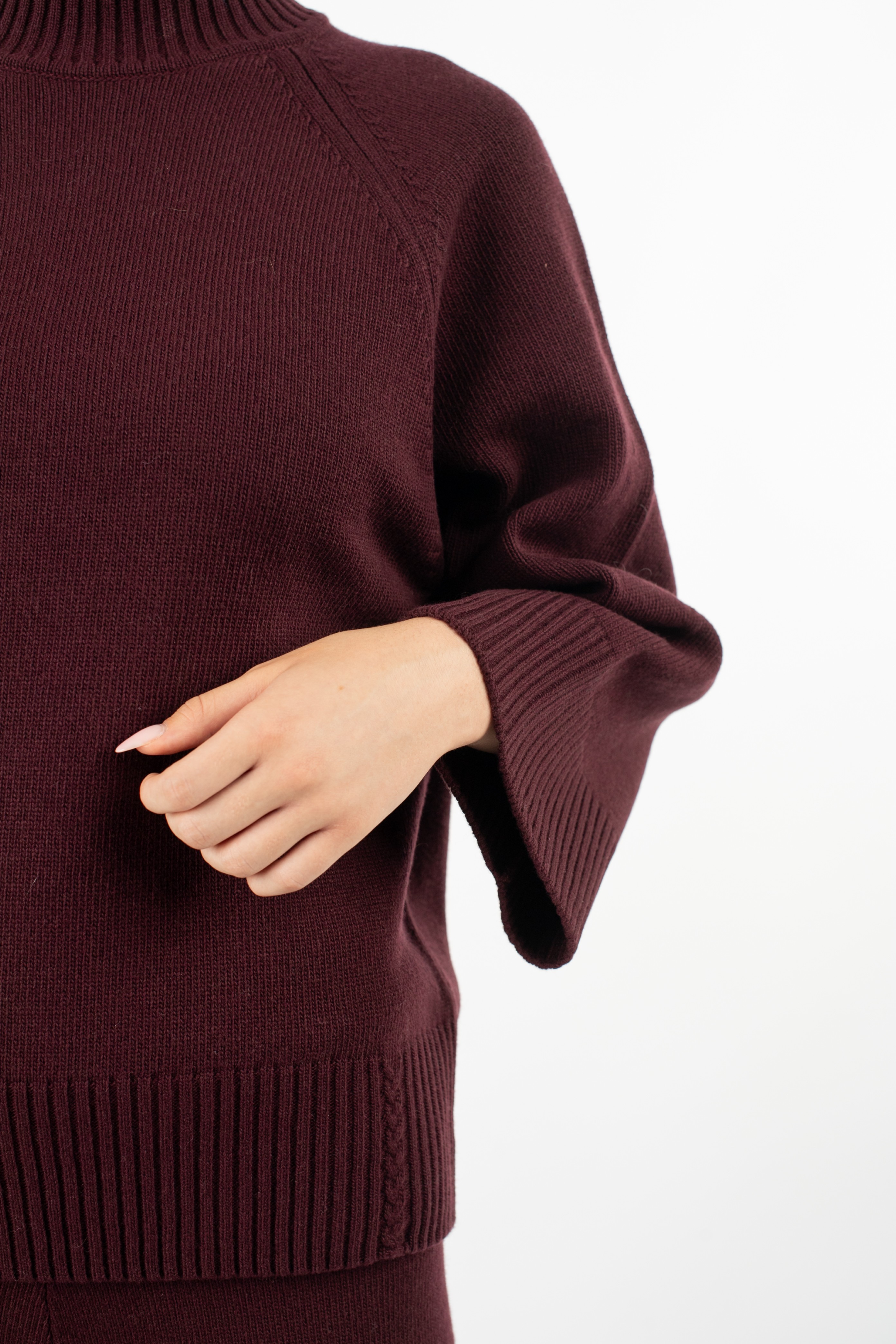 CAROLL Sweater -  Chestnut plum