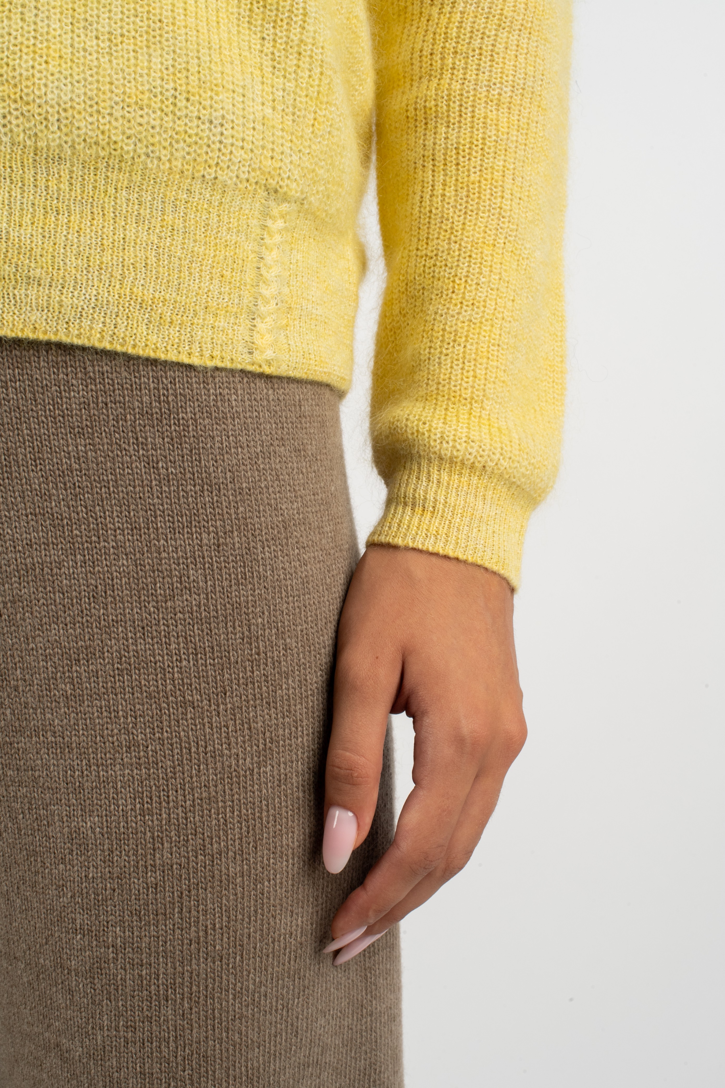BARBARA Cardigan - Soft marigold