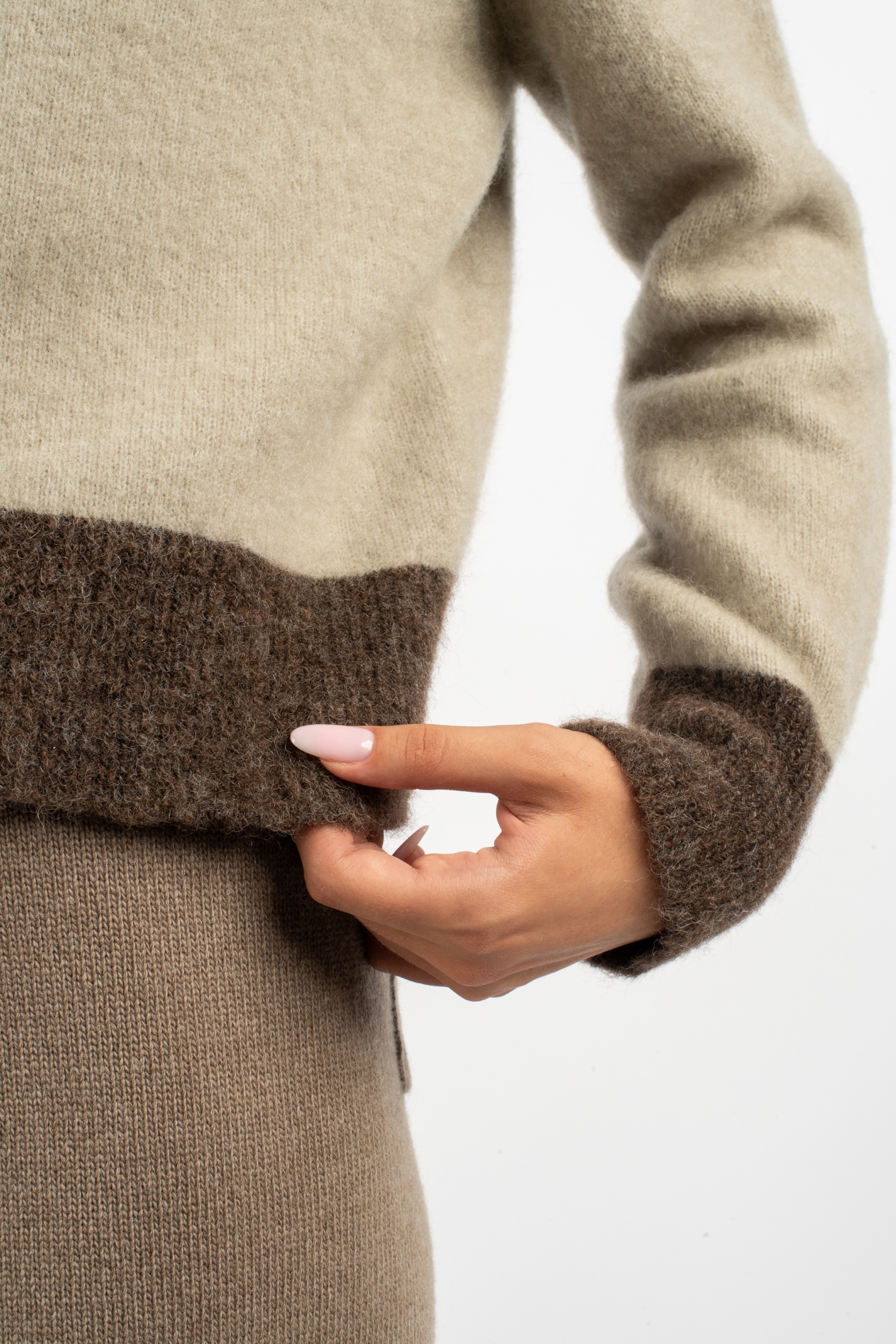 DELPHINE Sweater - Soft hazel