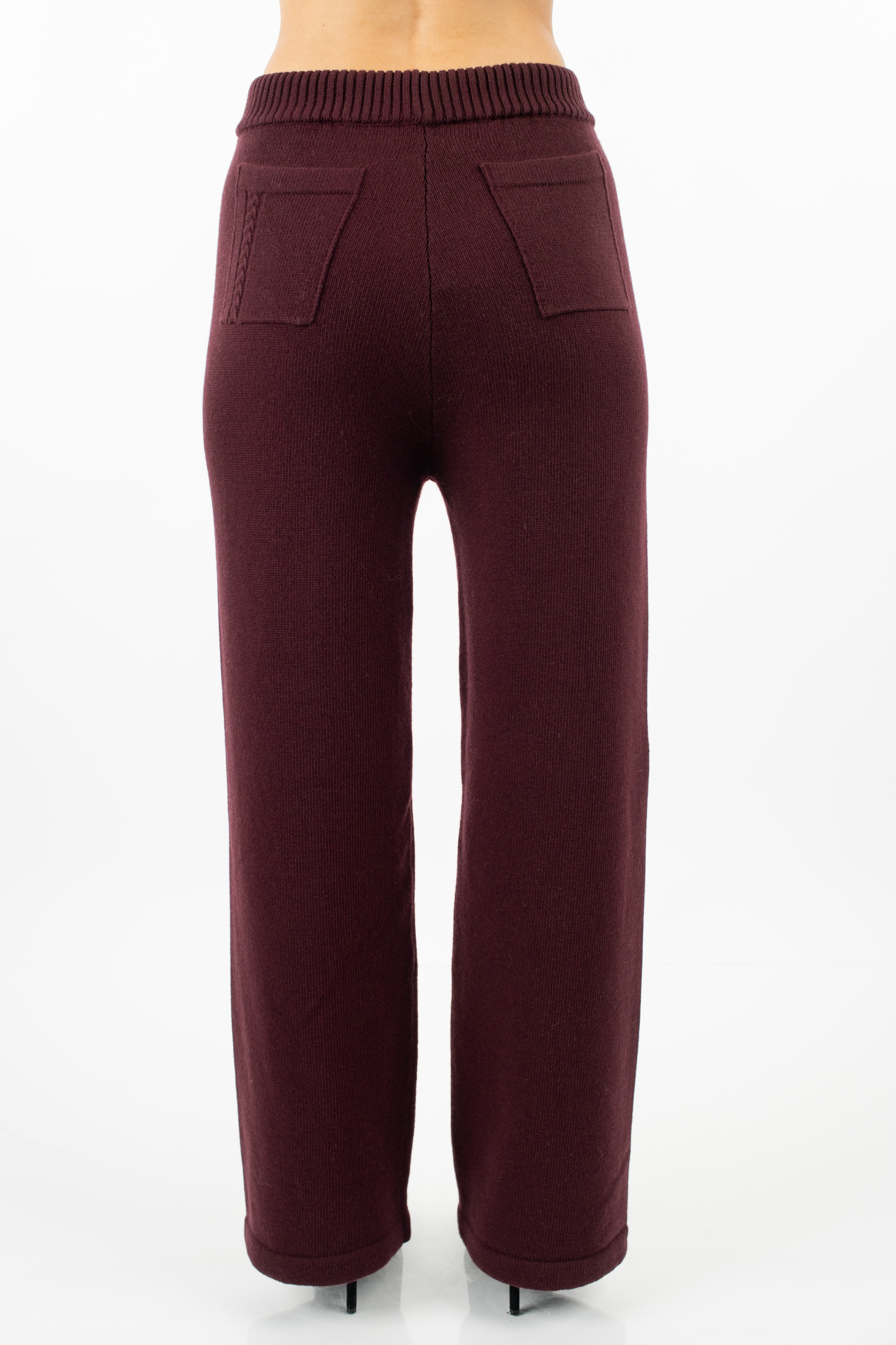 CAROLL Trousers - Chestnut plum