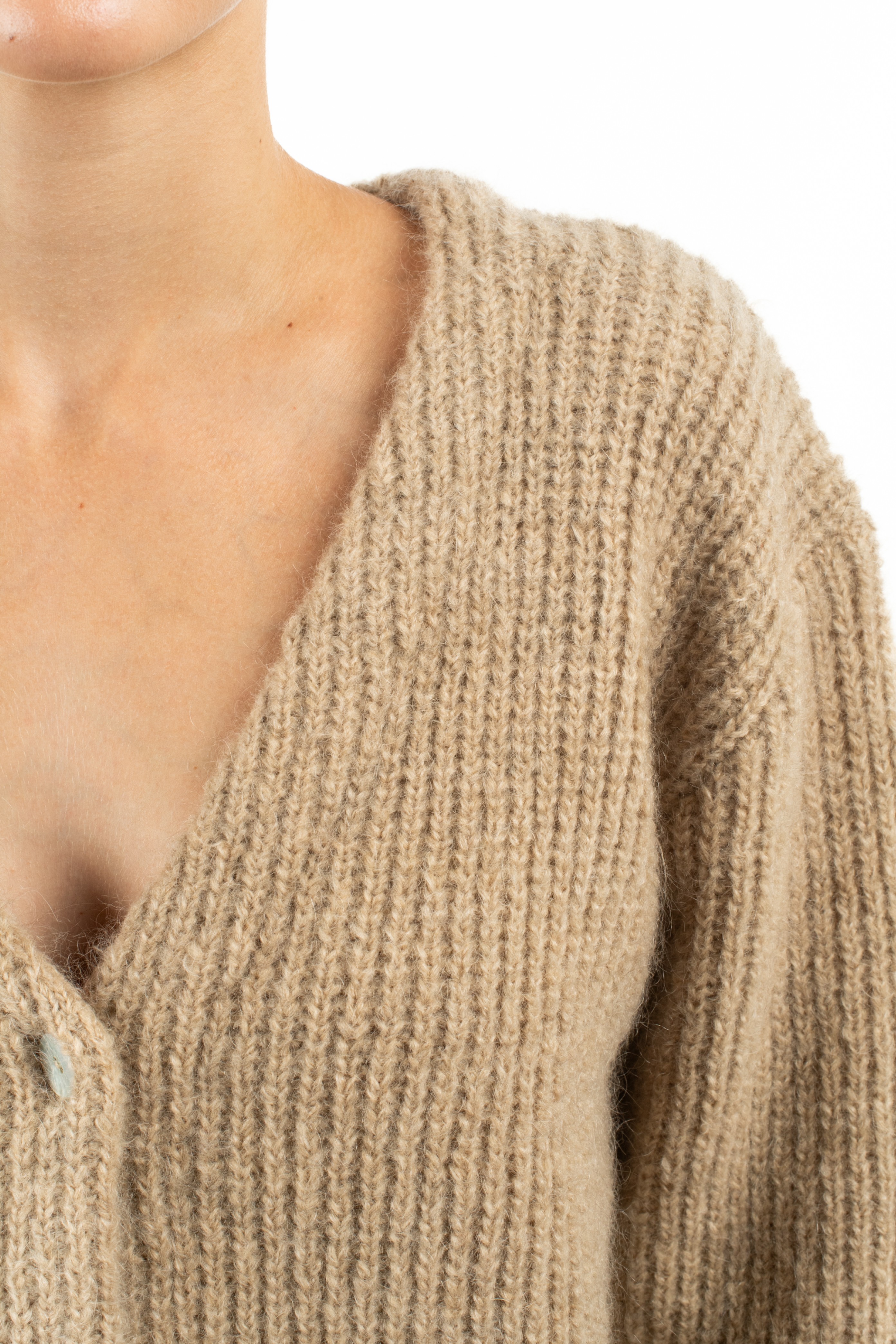FLORA Cardigan - Sandstone