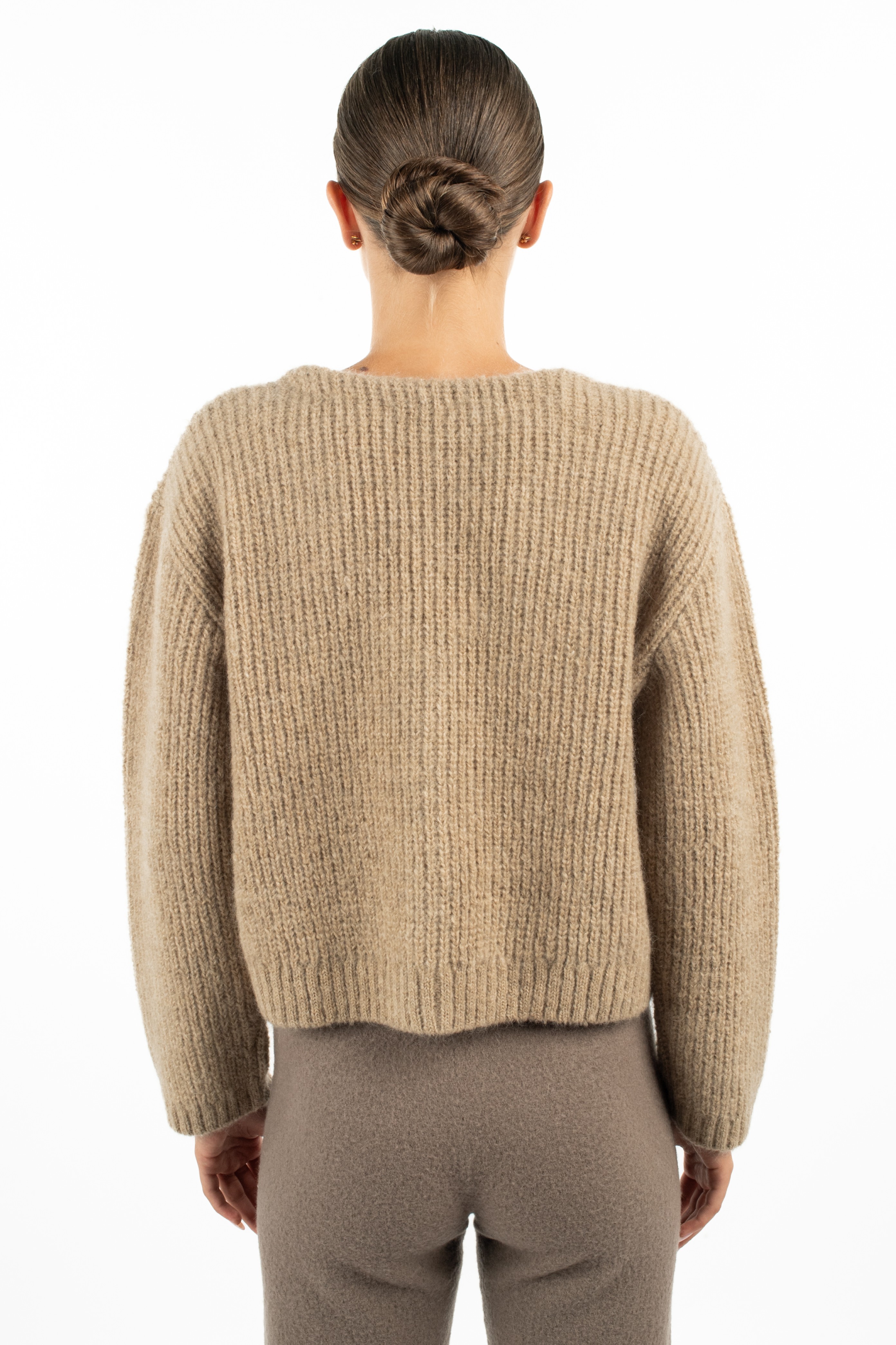 FLORA Cardigan - Sandstone