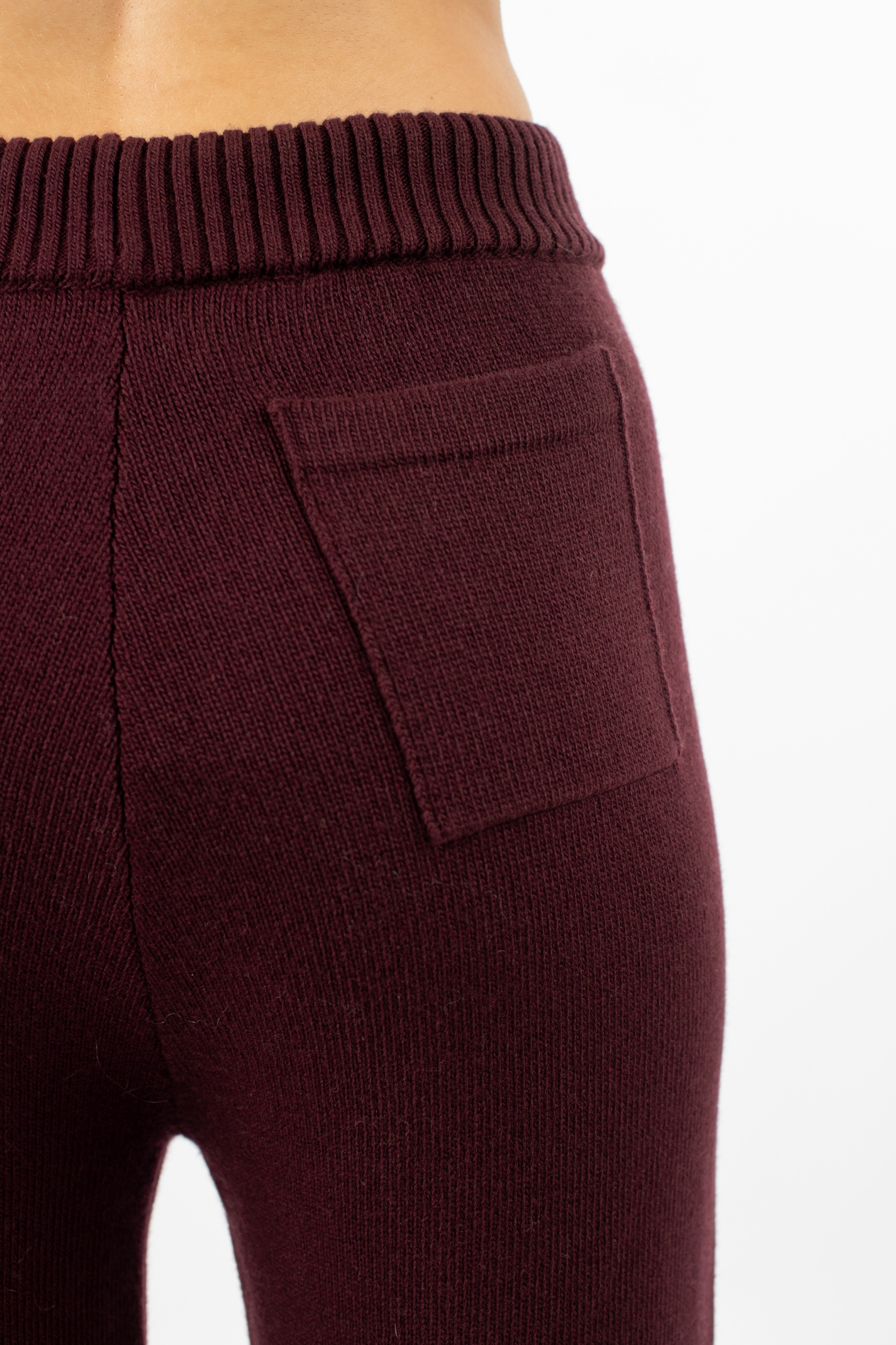 CAROLL Trousers - Chestnut plum