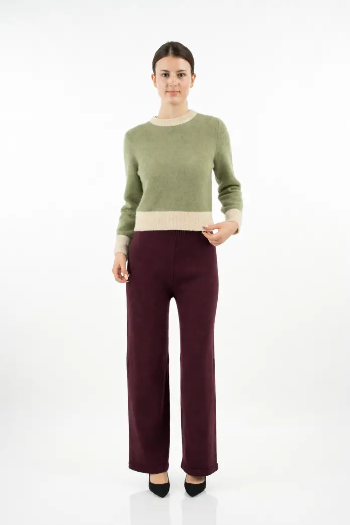 DELPHINE Sweater - Olive mango